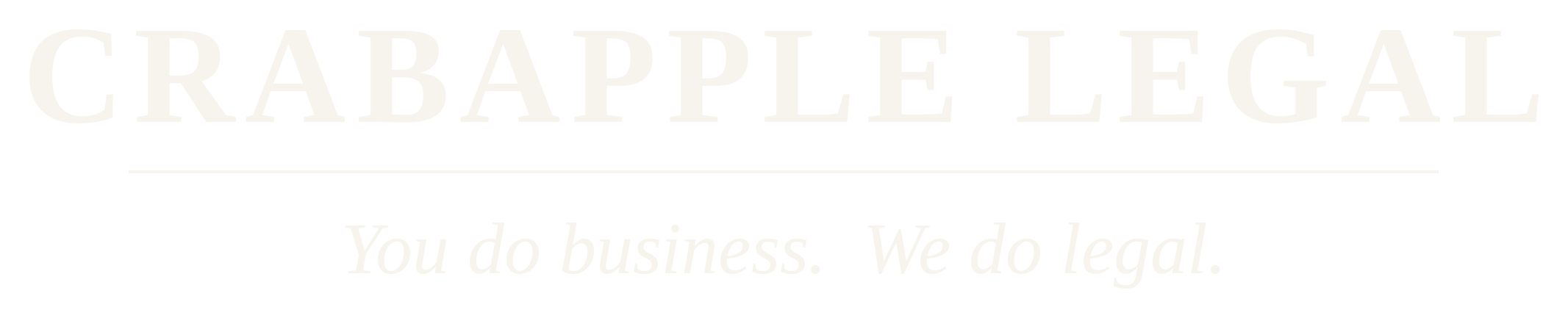 Crabapple Legal: You do business. We do legal.